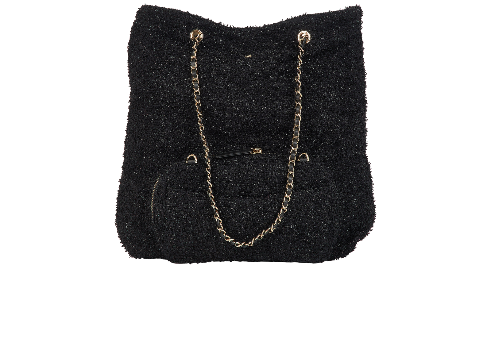 Coco Beach Convertible Tote, &pound;3,200, Handbags, Black, Tweed, Other view